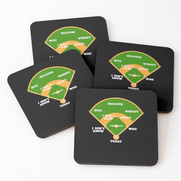 Item preview, Whos on First Baseball Diamond Fielding Card  designed and sold by GreggLangwo.