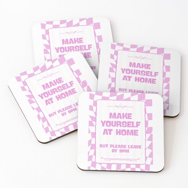 Item preview, Make Yourself At Home - Pink designed and sold by Dondonmart.