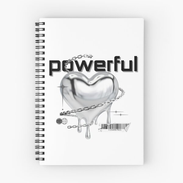 Item preview, Copy of Powerful Chrome Heart – Metallic Melting Heart with Chains & Barcode Aesthetic designed and sold by Origin-of-heart.