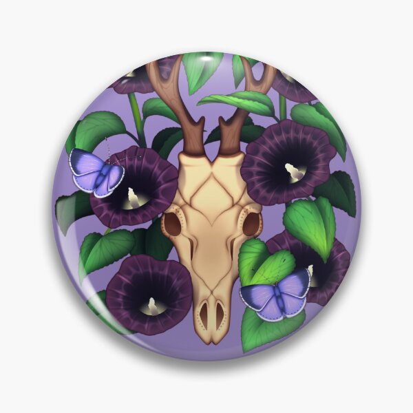 Item preview, Roe Deer & Holly Hock designed and sold by Noctuary-artz.