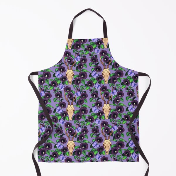 Item preview, Roe Deer & Holly Hock designed and sold by The Lambent Hearth.