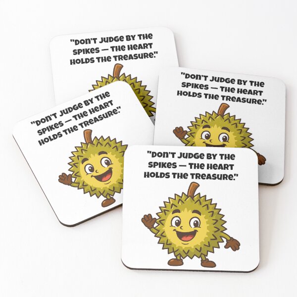 Item preview, Don’t Judge Me by My Spikes – Friendly Durian Speaks Out! designed and sold by Latitude 1°N.