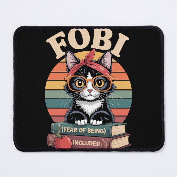 Item preview, Cat FOBl Fear Of Being Included Funny Introvert designed and sold by blueyeeti.