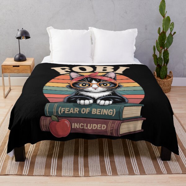 Item preview, Cat FOBl Fear Of Being Included Funny Introvert designed and sold by blueyeeti.