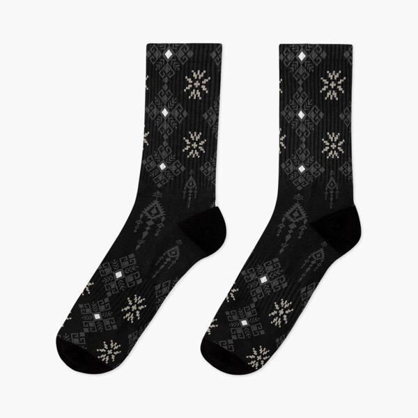 Item preview, Traditional Thai Geometric Seamless Pattern in Black Tones designed and sold by Ninjaja.