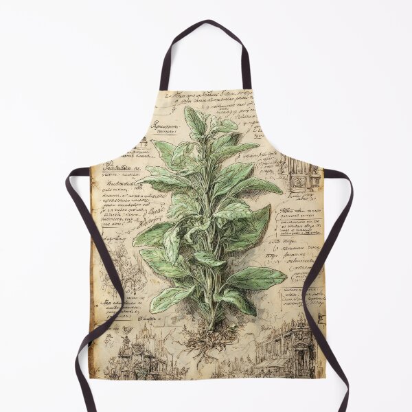 Item preview, Parchment Sage - Victorian Botanical designed and sold by scicilysimonee.