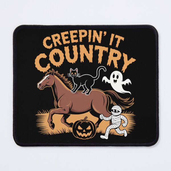 Item preview, Creepin It Country Farm Animals Funny Western Halloween designed and sold by blueyeeti.