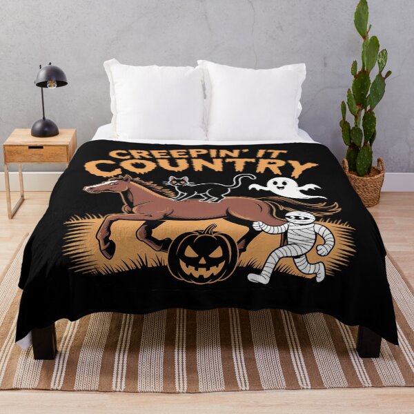 Item preview, Creepin It Country Farm Animals Funny Western Halloween designed and sold by blueyeeti.