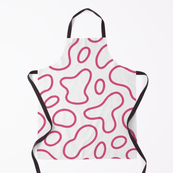 Item preview, Retro Minimalist Pattern with Organic Pink Shapes designed and sold by FLATVAC STICKER.