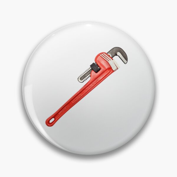 Item preview, Pipe Wrench Illustration, Vintage Plumbing Tool Art, Heavy Duty Adjustable Pipe Wrench Design, Industrial Workshop Decor, Gift for Plumbers, Mechanics and DIY Enthusiasts designed and sold by bvdesignart.