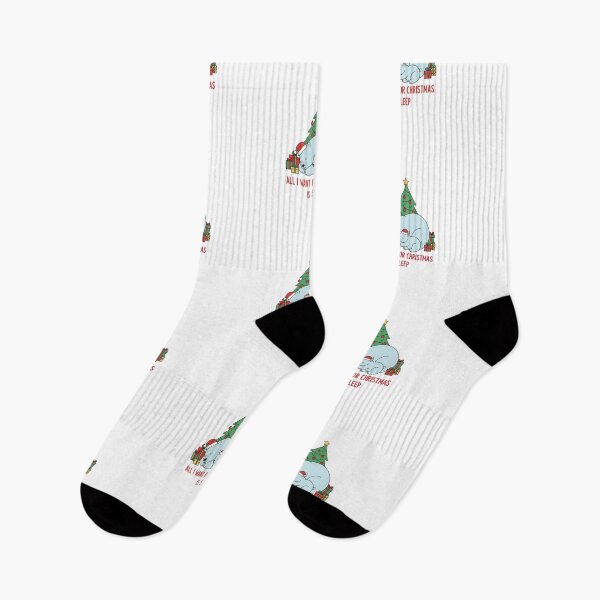 Item preview, "All I Want For Christmas Is Sleep" Sleeping Polar Bears designed and sold by The Glitch & Hue Arts.