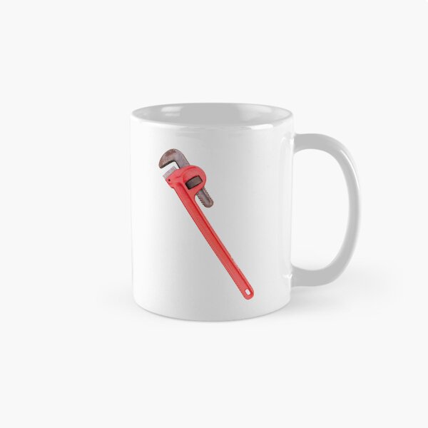 Item preview, Pipe Wrench Illustration, Vintage Plumbing Tool Art, Heavy Duty Adjustable Pipe Wrench Design, Industrial Workshop Decor, Gift for Plumbers, Mechanics and DIY Enthusiasts designed and sold by bvdesignart.