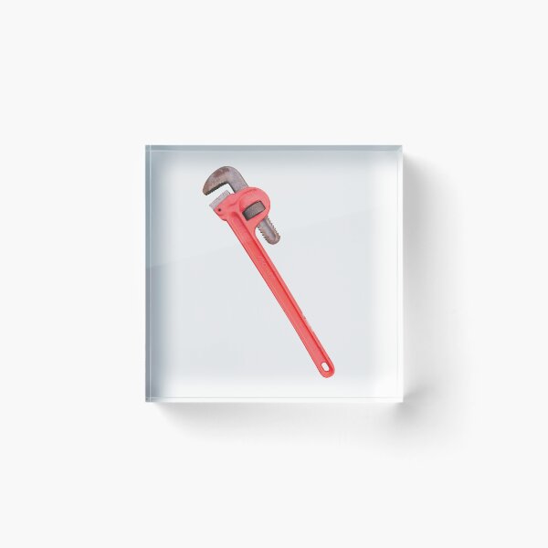 Item preview, Pipe Wrench Illustration, Vintage Plumbing Tool Art, Heavy Duty Adjustable Pipe Wrench Design, Industrial Workshop Decor, Gift for Plumbers, Mechanics and DIY Enthusiasts designed and sold by bvdesignart.