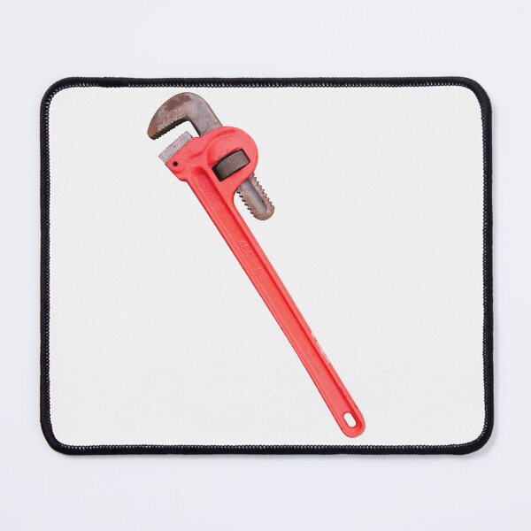 Item preview, Pipe Wrench Illustration, Vintage Plumbing Tool Art, Heavy Duty Adjustable Pipe Wrench Design, Industrial Workshop Decor, Gift for Plumbers, Mechanics and DIY Enthusiasts designed and sold by bvdesignart.