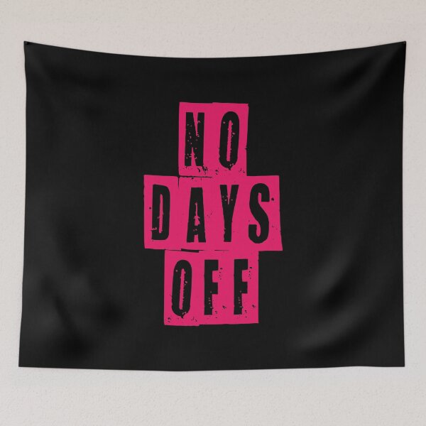 Item preview, Badass Gym Quote | No Days Off designed and sold by typoinspired.