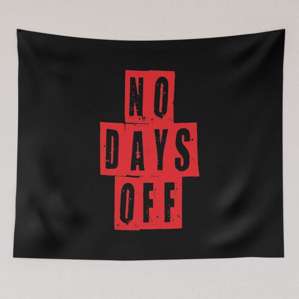 Item preview, Badass Gym Quote | No Days Off designed and sold by typoinspired.