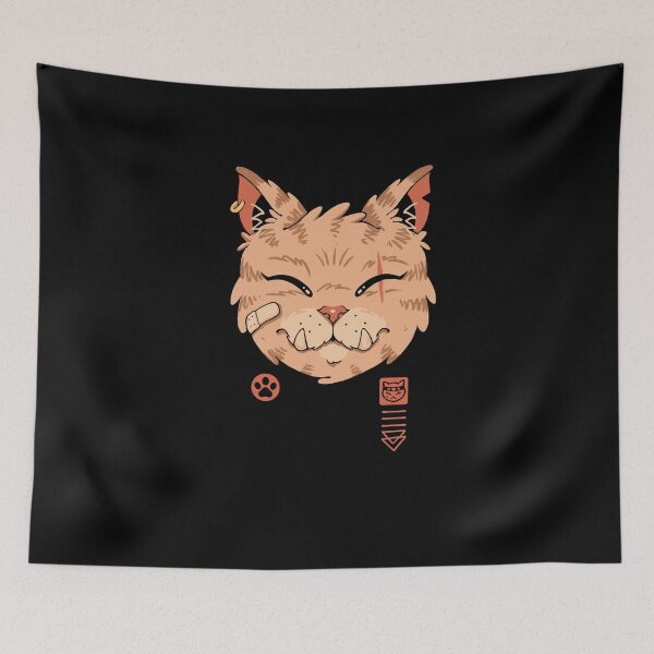 Item preview, Scrappy Werewolf Meowster Cat – Cute & Fierce Feline Halloween Cat designed and sold by vincenttrinidad.