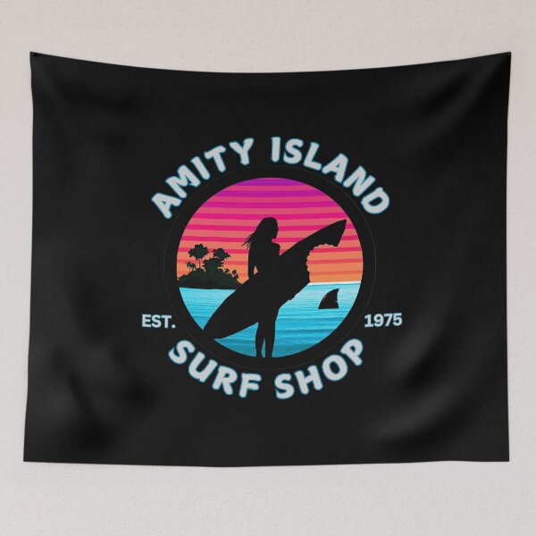 Artikelvorschau, Amity Island Surf Shop entworfen und verkauft von calypso-designs.
