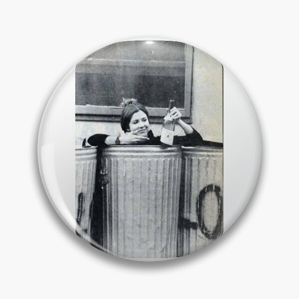 Item preview, Carrie Fisher in Trash Can designed and sold by ashleytaylorr47.
