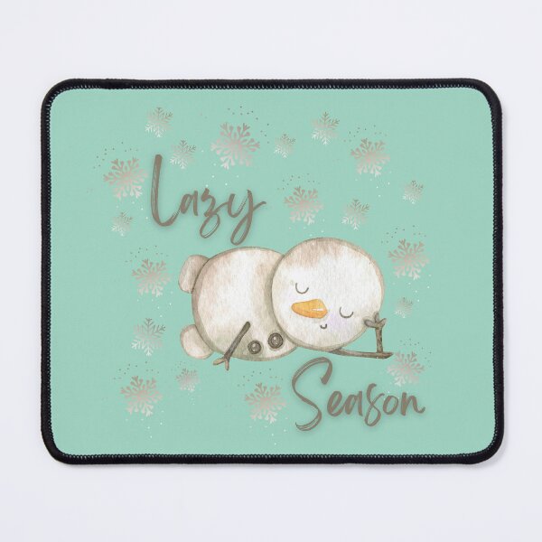 Item preview, Lazy Season Snowman Shirt, Cute Sleeping Snowman Winter Shirt,  designed and sold by busy101.