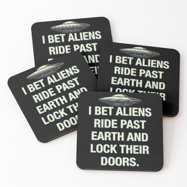 Item preview, Aliens Lock Their Doors designed and sold by calypso-designs.