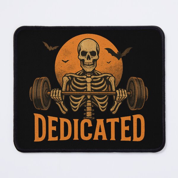 Item preview, Dedicated Gym Skeleton designed and sold by T-Shirt Garden and Things.