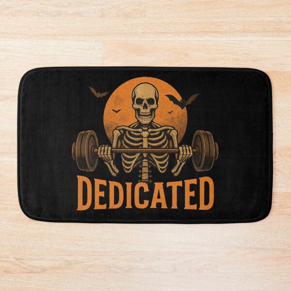 Item preview, Dedicated Gym Skeleton designed and sold by T-Shirt Garden and Things.