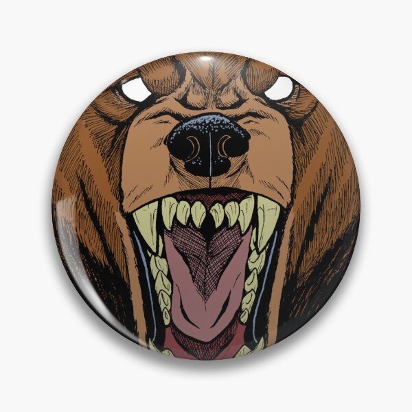 Item preview, Ragging Grizzly (COLORED) designed and sold by JPRogueDesigns.