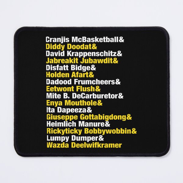 Item preview, Impractical Jokers Name Game List designed and sold by mazentone.