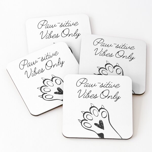 Item preview, paw-sitive vibes only  designed and sold by Pixie prints .