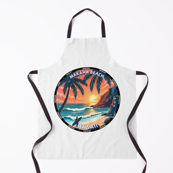 Item preview, Makaha Beach – Hawaii USA - Tropical surfing beach lifestyle designed and sold by inkNext.