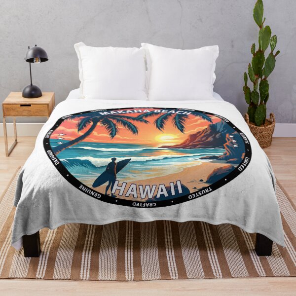Item preview, Makaha Beach – Hawaii USA - Tropical surfing beach lifestyle designed and sold by inkNext.