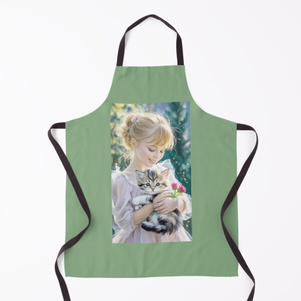 Item preview, Adorable Kitten Girl Portrait designed and sold by Madison Leblanc.