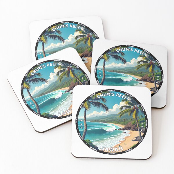 Item preview, Chun's Reef – Hawaii USA - Surf reef summer beach scene designed and sold by inkNext.