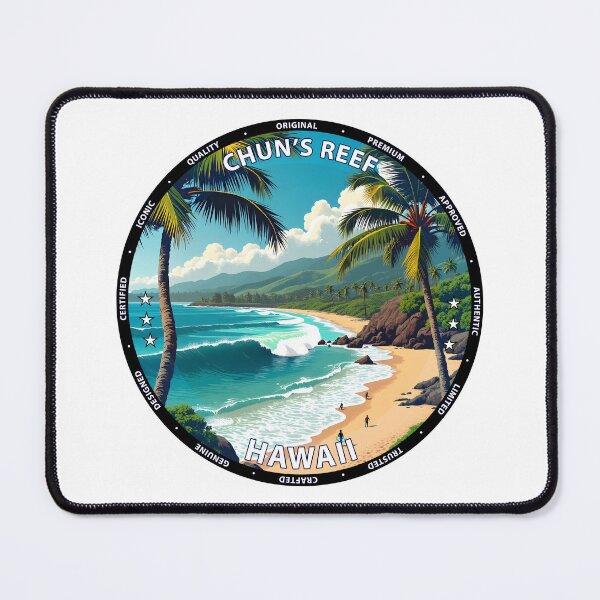 Item preview, Chun's Reef – Hawaii USA - Surf reef summer beach scene designed and sold by inkNext.