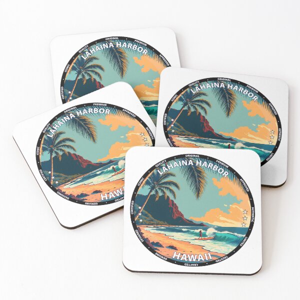 Item preview, Lahaina Harbor – Hawaii USA - surf coastal travel designed and sold by inkNext.
