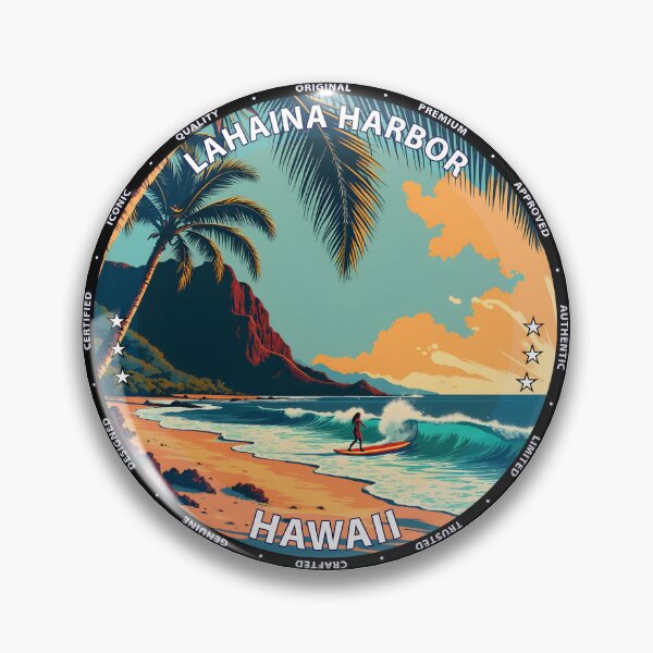 Item preview, Lahaina Harbor – Hawaii USA - surf coastal travel designed and sold by inkNext.