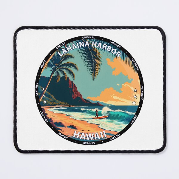 Item preview, Lahaina Harbor – Hawaii USA - surf coastal travel designed and sold by inkNext.