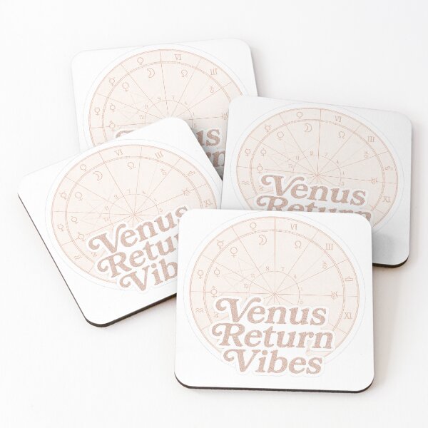 Item preview, Venus Return Vibes | Pink Astrology Chart Witchy Sticker & Printable Art | Printable Sticker | Astrology Printable designed and sold by HerDreamCodes.