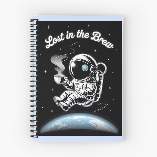 Item preview, Astronaut Lost in the Brew with Earth View designed and sold by Michelle Mcbride.