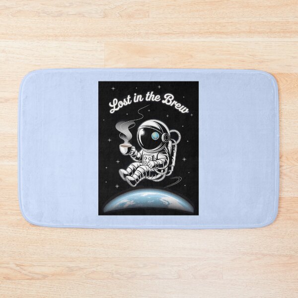 Item preview, Astronaut Lost in the Brew with Earth View designed and sold by Michelle Mcbride.