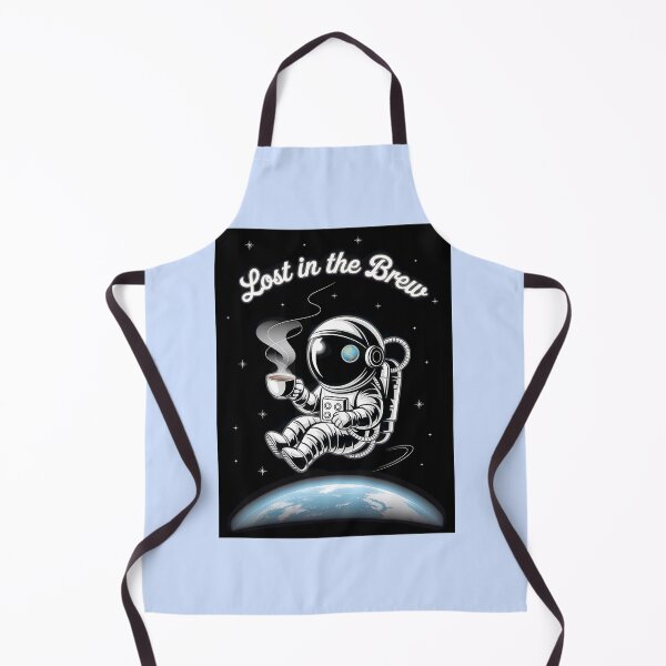 Item preview, Astronaut Lost in the Brew with Earth View designed and sold by Michelle Mcbride.