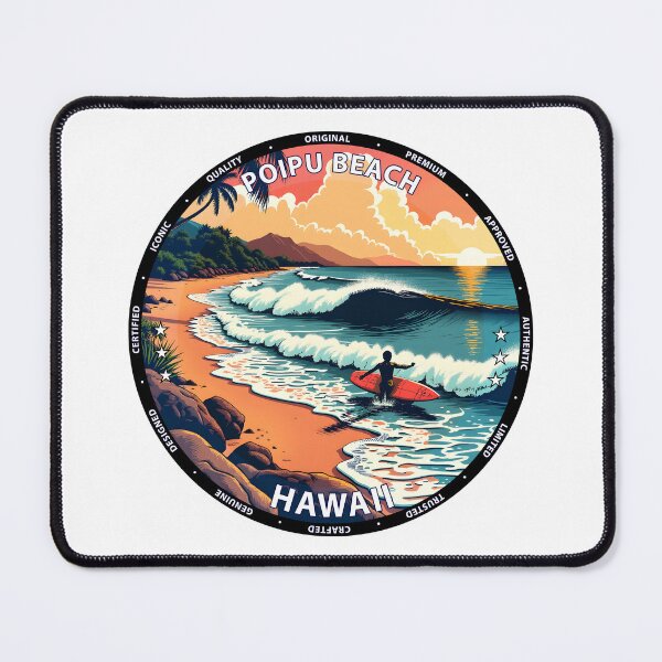 Item preview, Poipu Beach – Hawaii USA - Surfing tropical beach vacation designed and sold by inkNext.
