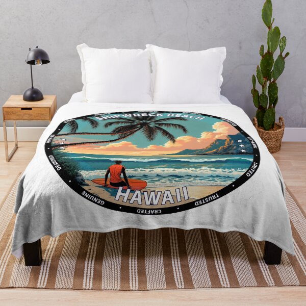 Item preview, Shipwreck Beach – Hawaii USA - Surf adventure tropical landscape designed and sold by inkNext.