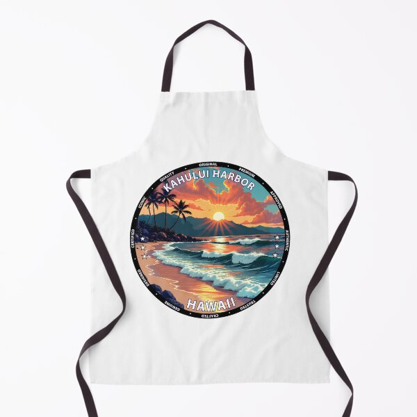 Item preview, Kahului Harbor – Hawaii USA - Surfing coastal summer vibes designed and sold by inkNext.