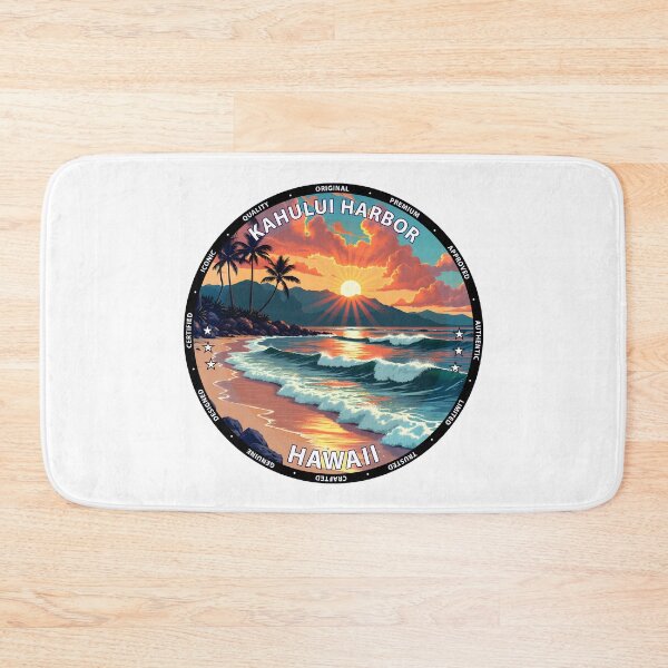 Item preview, Kahului Harbor – Hawaii USA - Surfing coastal summer vibes designed and sold by inkNext.