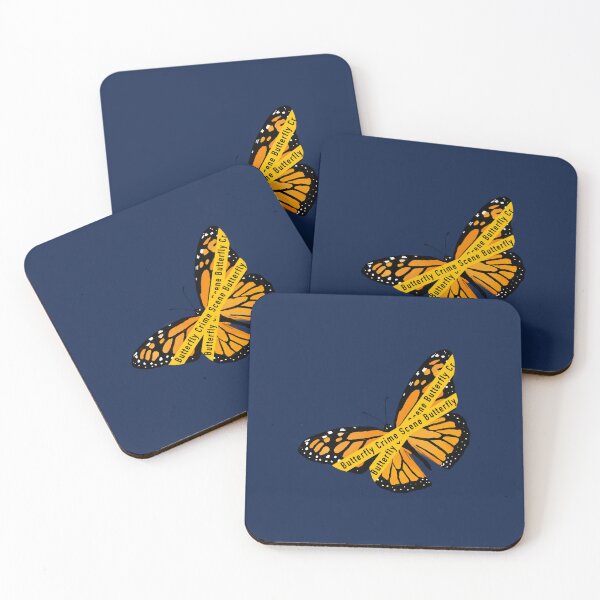 Item preview, butterfly crime scene - impractical jokers designed and sold by Walazzop.