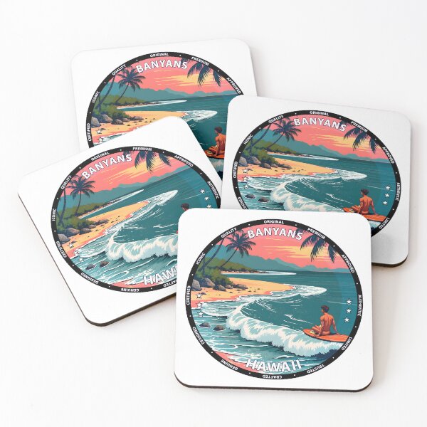 Item preview, Banyans – Hawaii USA - Surf reef break summer lifestyle designed and sold by inkNext.