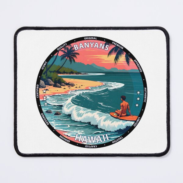 Item preview, Banyans – Hawaii USA - Surf reef break summer lifestyle designed and sold by inkNext.