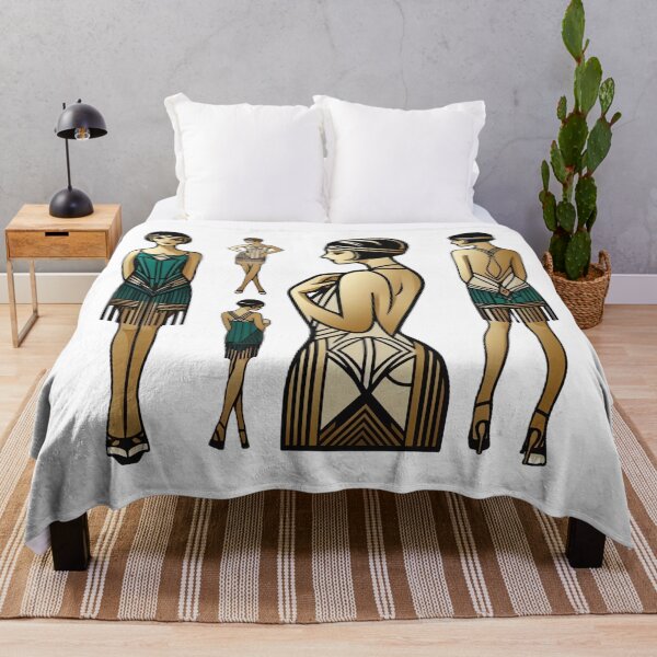 Item preview, Art Deco Flapper Women Digital Prints Roaring Twenties Style designed and sold by PinUpPizzazz.